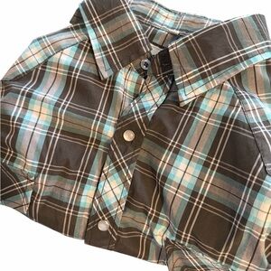 Coevals club western wear pearl snaps two front pockets size large